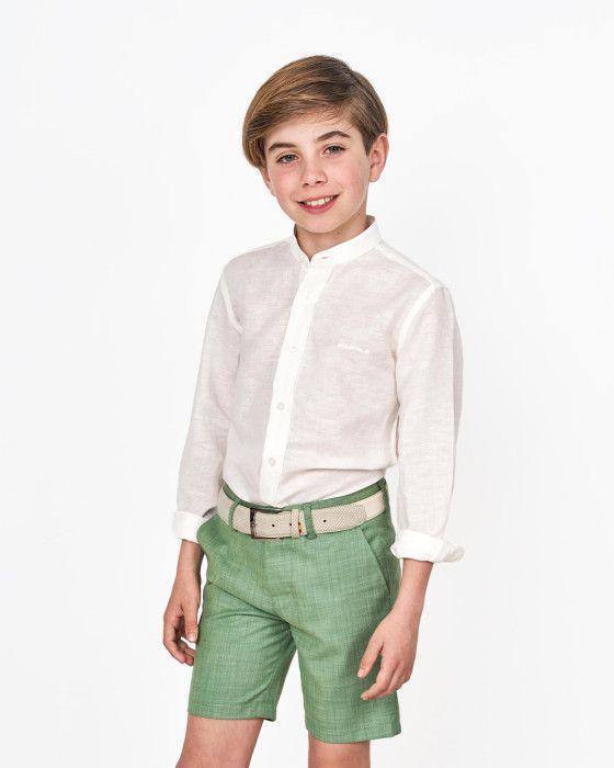 camisa-de-nino-lino-cuello-mao-blanco